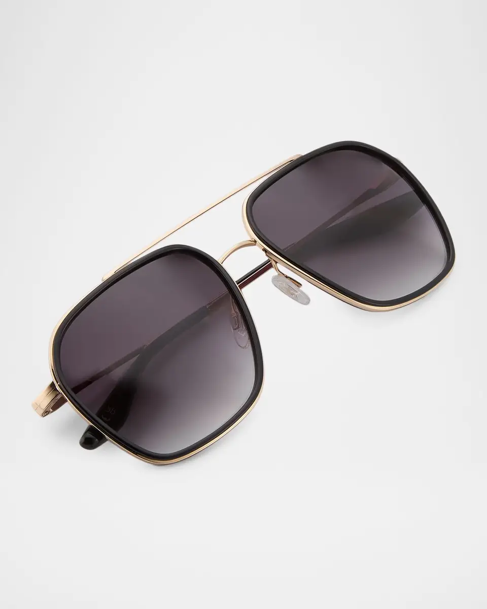 BARTON PERREIRA Rizzo Titanium Navigator Sunglasses | Thumbnail 5 BARTON PERREIRA Rizzo Titanium Navigator Sunglasses | Thumbnail 5