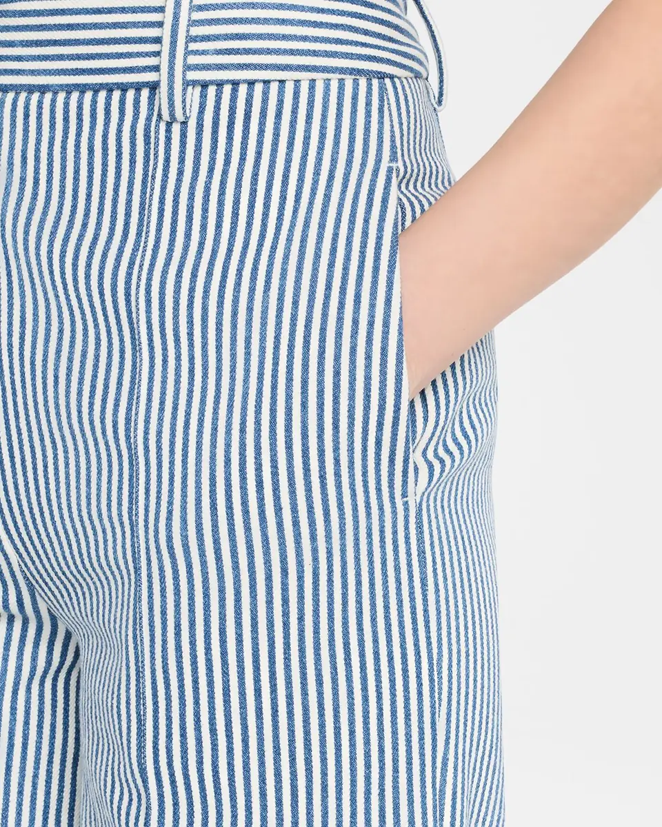 Adam Lippes Deeda Striped Twill Wide-Leg Pants | Thumbnail 9 Adam Lippes Deeda Striped Twill Wide-Leg Pants | Thumbnail 9