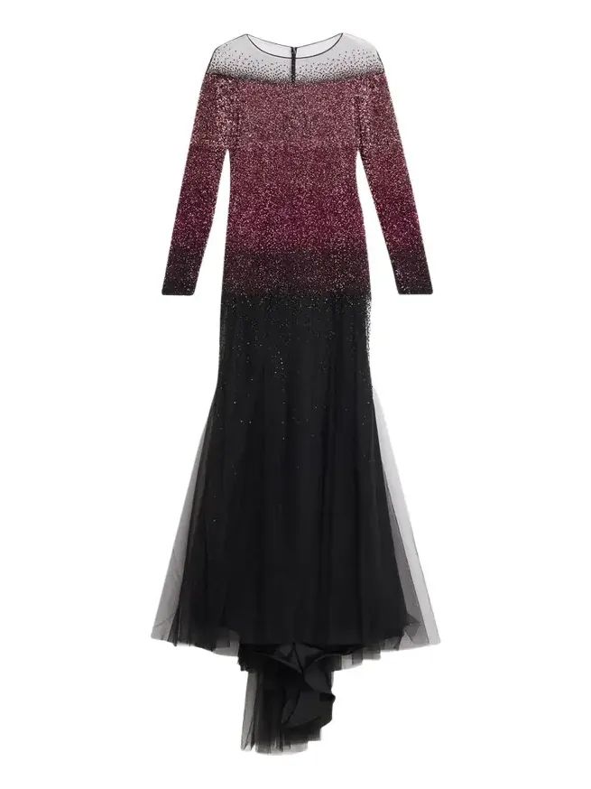 Ombre Signature Sequin Illusion Trumpet Gown Ombre Signature Sequin Illusion Trumpet Gown