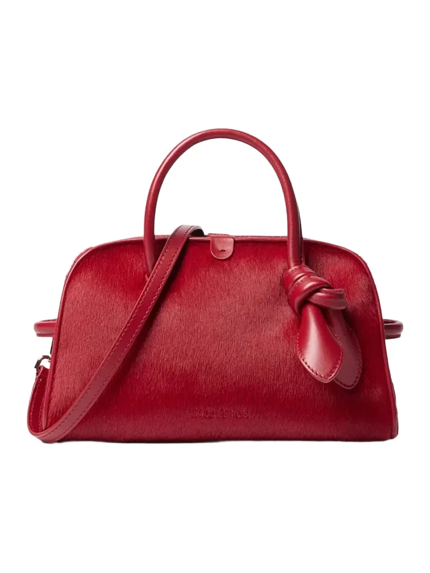 Small Turismo Bowling Bag in Pony Hair and Leather