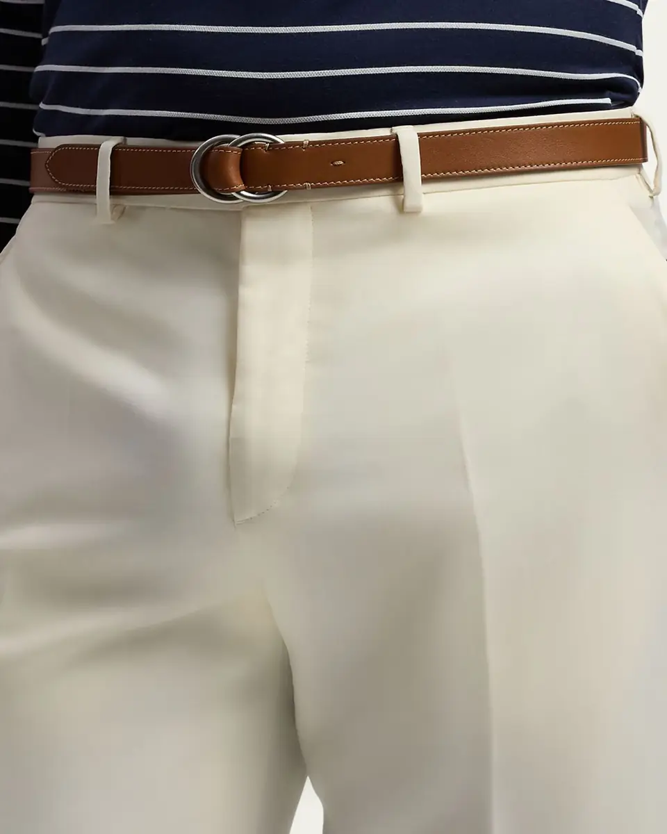 Ralph Lauren Purple Label Men's Calfskin O-Ring Belt | Thumbnail 2 Ralph Lauren Purple Label Men's Calfskin O-Ring Belt | Thumbnail 2