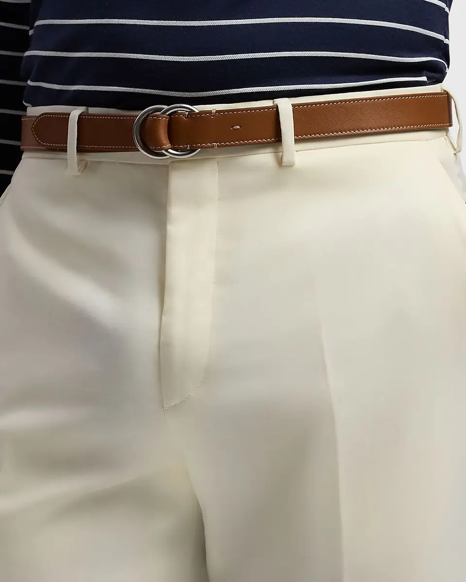 Ralph Lauren Purple Label Men's Calfskin O-Ring Belt | Thumbnail 3 Ralph Lauren Purple Label Men's Calfskin O-Ring Belt | Thumbnail 3