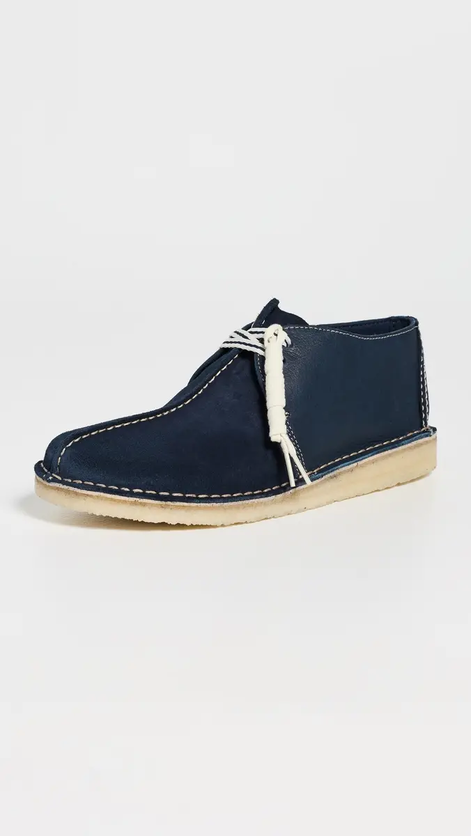 Clarks Suede Desert Trek Shoes Navy Suede | Thumbnail 2 Clarks Suede Desert Trek Shoes Navy Suede | Thumbnail 2