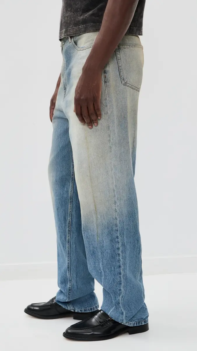 MM6 Maison Margiela Relaxed Denim Pants Medium Blue | Thumbnail 4 MM6 Maison Margiela Relaxed Denim Pants Medium Blue | Thumbnail 4