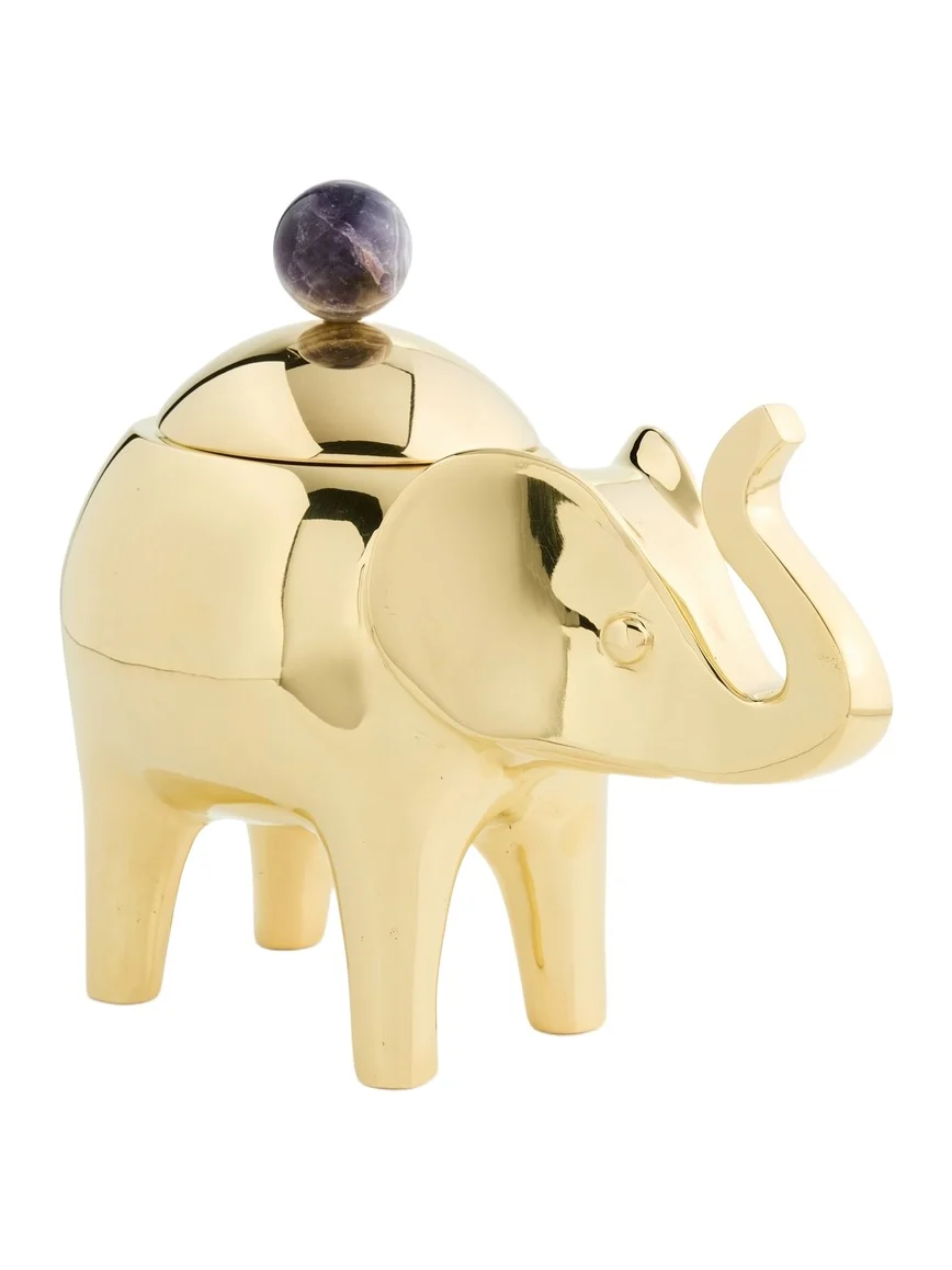 Jonathan Adler Brass Elephant Box