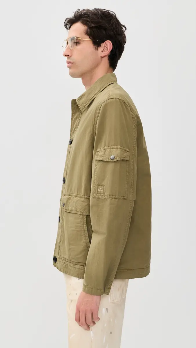 PS Paul Smith Shirt Jacket Olive Green | Thumbnail 4 PS Paul Smith Shirt Jacket Olive Green | Thumbnail 4
