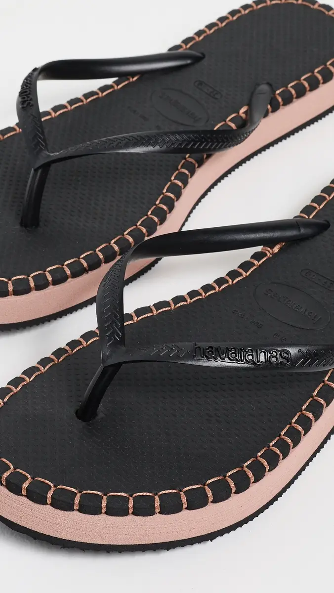 Havaianas Slim Flatform Loop Sandals Black | Thumbnail 6