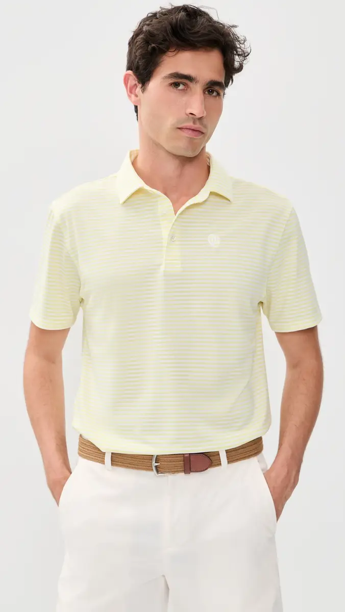 Quiet Golf Randoplh Striped Polo | Thumbnail 2 Quiet Golf Randoplh Striped Polo | Thumbnail 2