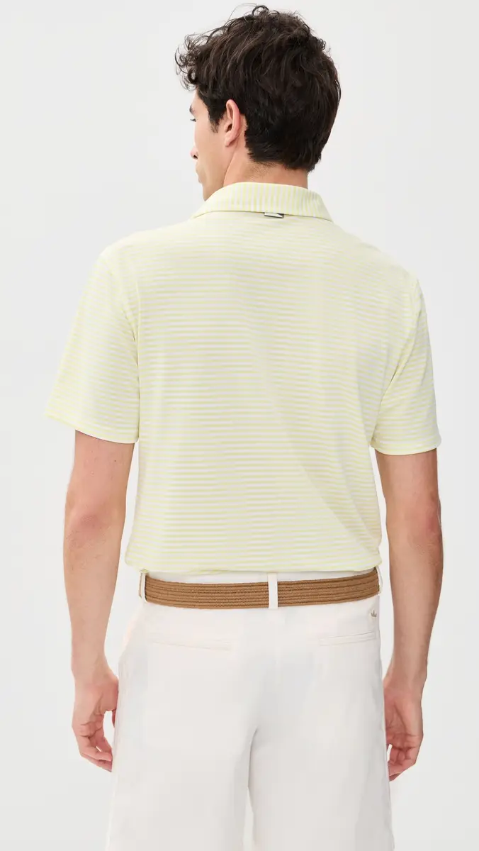 Quiet Golf Randoplh Striped Polo | Thumbnail 3 Quiet Golf Randoplh Striped Polo | Thumbnail 3