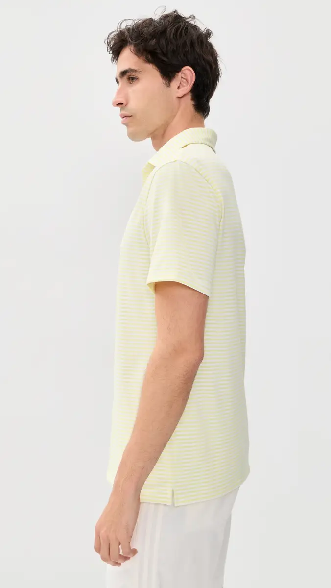 Quiet Golf Randoplh Striped Polo | Thumbnail 4 Quiet Golf Randoplh Striped Polo | Thumbnail 4