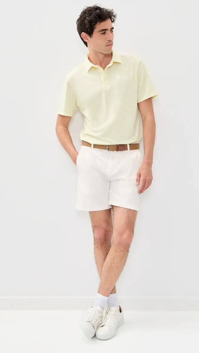 Quiet Golf Randoplh Striped Polo | Thumbnail 5 Quiet Golf Randoplh Striped Polo | Thumbnail 5