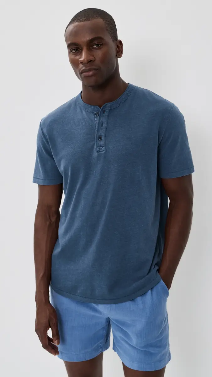 Marine Layer Hemp Cotton Henley | Thumbnail 2