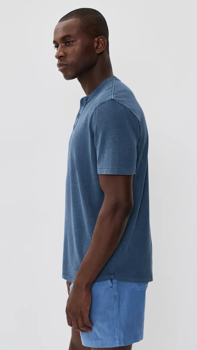 Marine Layer Hemp Cotton Henley | Thumbnail 4