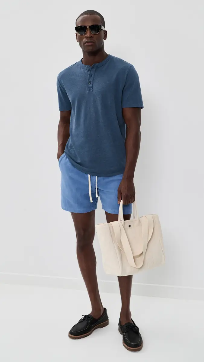 Marine Layer Hemp Cotton Henley | Thumbnail 5