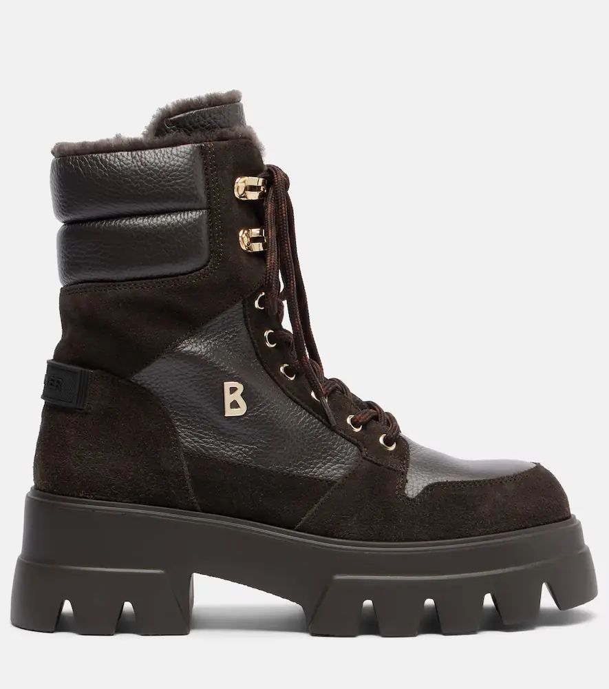 Bogner Sapporo shearling-lined leather lace-up boots | Thumbnail 4