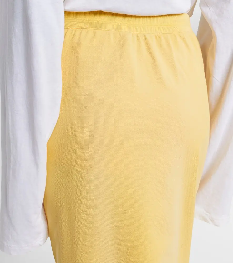 Acne Studios Faded cotton-blend midi skirt | Thumbnail 4
