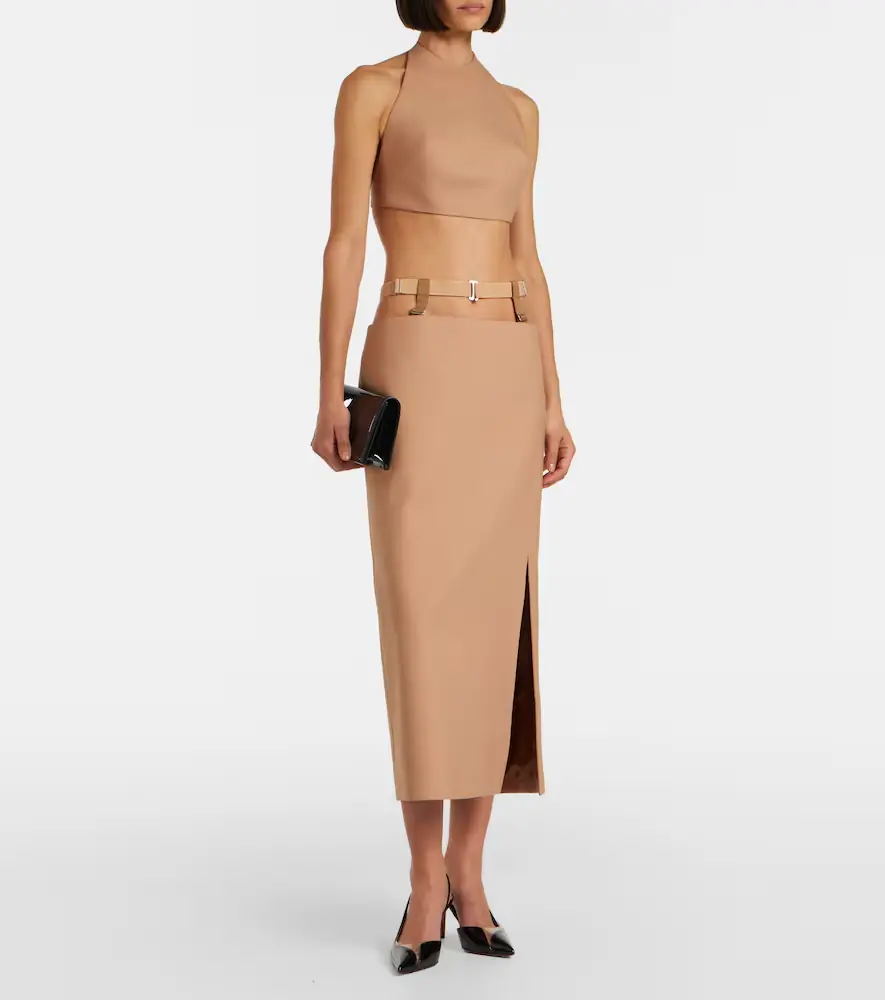 Mugler Wool-blend crop top | Thumbnail 5 Mugler Wool-blend crop top | Thumbnail 5