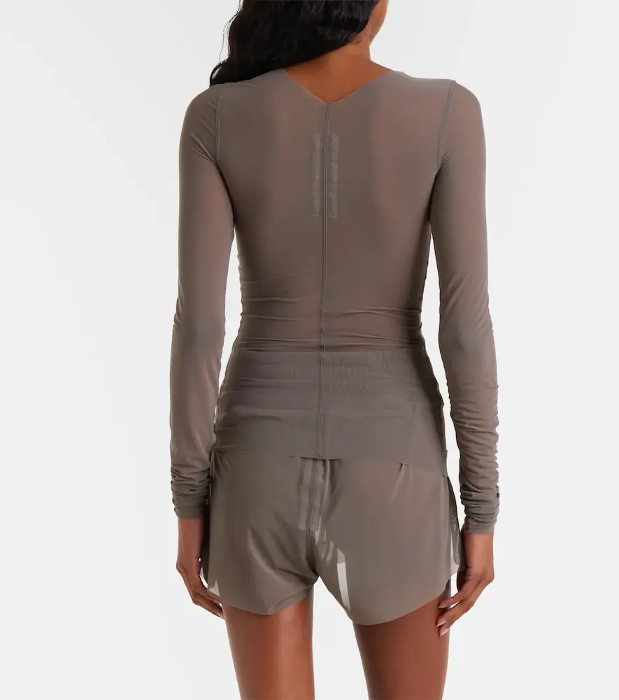 Rick Owens Temple sheer tulle top | Thumbnail 3 Rick Owens Temple sheer tulle top | Thumbnail 3