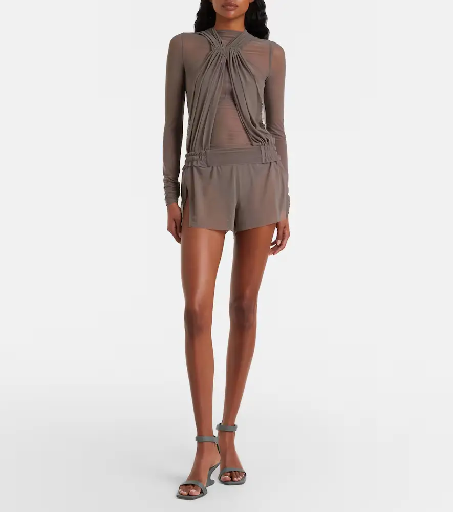 Rick Owens Temple sheer tulle top | Thumbnail 4 Rick Owens Temple sheer tulle top | Thumbnail 4
