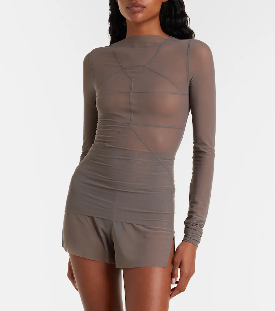 Rick Owens Temple sheer tulle top | Thumbnail 6 Rick Owens Temple sheer tulle top | Thumbnail 6