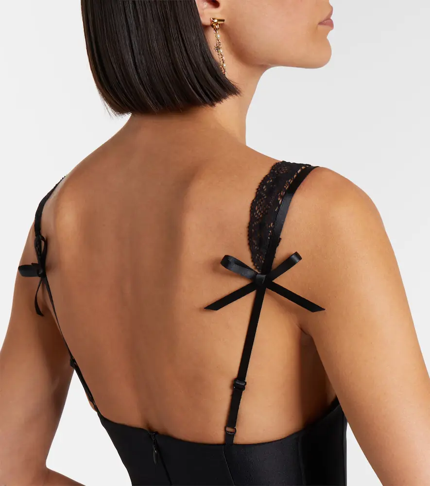 SHUSHU/TONG Lace-trimmed minidress | Thumbnail 2 SHUSHU/TONG Lace-trimmed minidress | Thumbnail 2