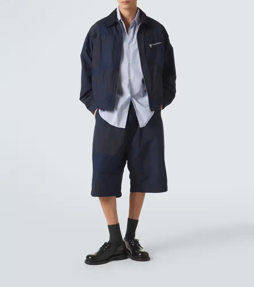 Comme des Garcons Homme Comme des Garçons Homme Cotton-blend Bermuda shorts | Thumbnail 3 Comme des Garcons Homme Comme des Garçons Homme Cotton-blend Bermuda shorts | Thumbnail 3