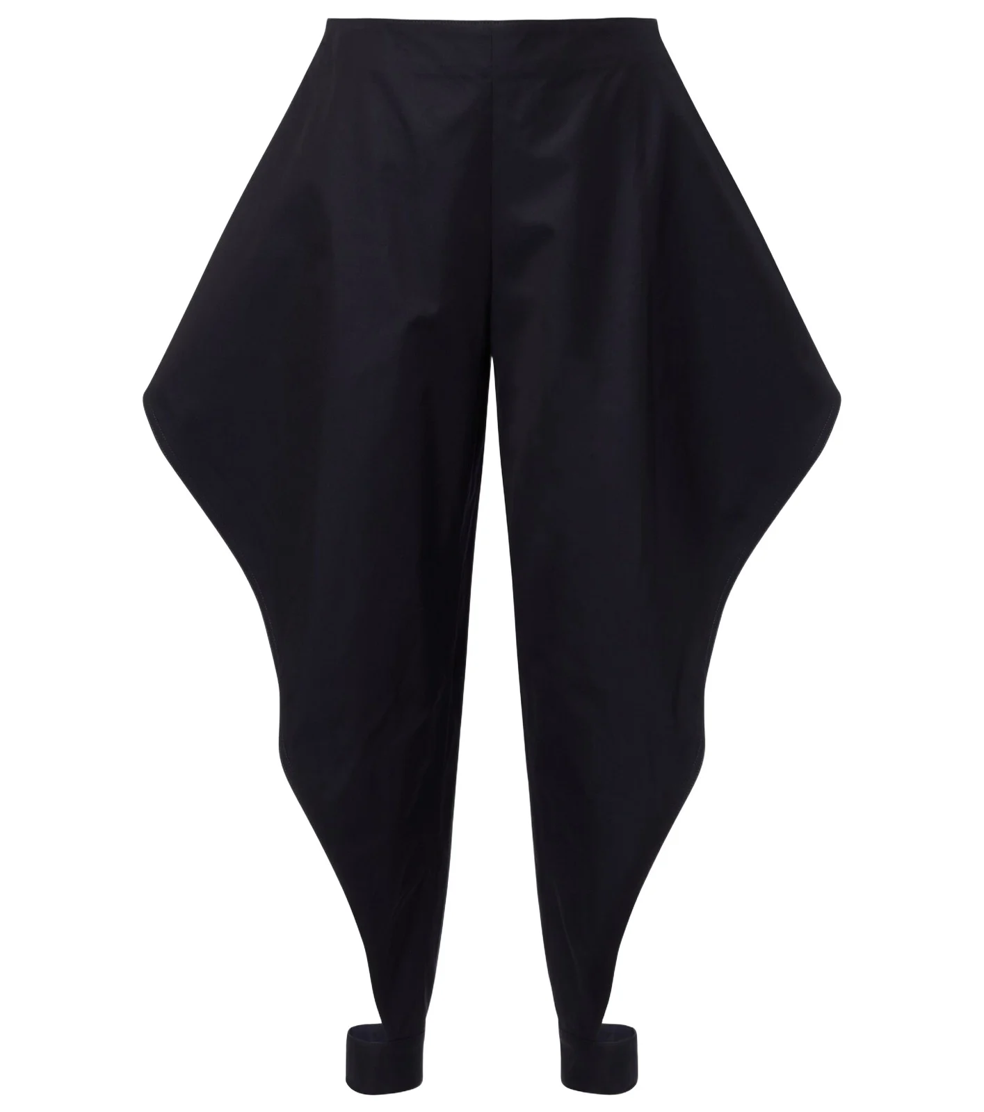 Alaïa Ruffled cotton gabardine tapered pants Alaïa Ruffled cotton gabardine tapered pants