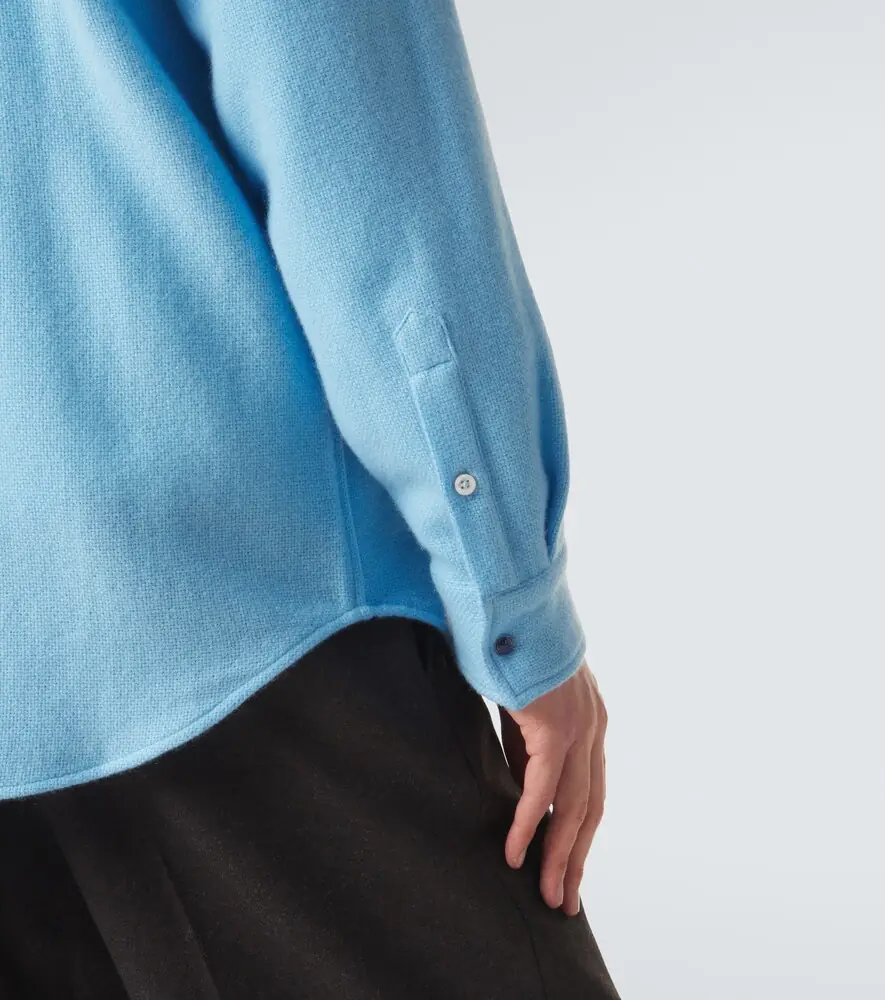 God’s True Cashmere Cashmere shirt with lapis lazuli | Thumbnail 4 God’s True Cashmere Cashmere shirt with lapis lazuli | Thumbnail 4