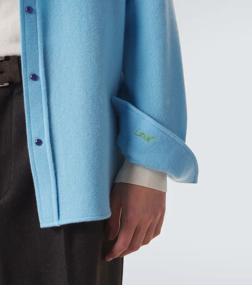 God’s True Cashmere Cashmere shirt with lapis lazuli | Thumbnail 7 God’s True Cashmere Cashmere shirt with lapis lazuli | Thumbnail 7