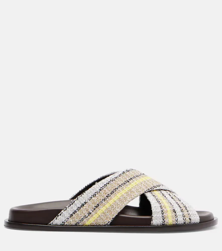 Missoni Viola striped lamé sandals | Thumbnail 2