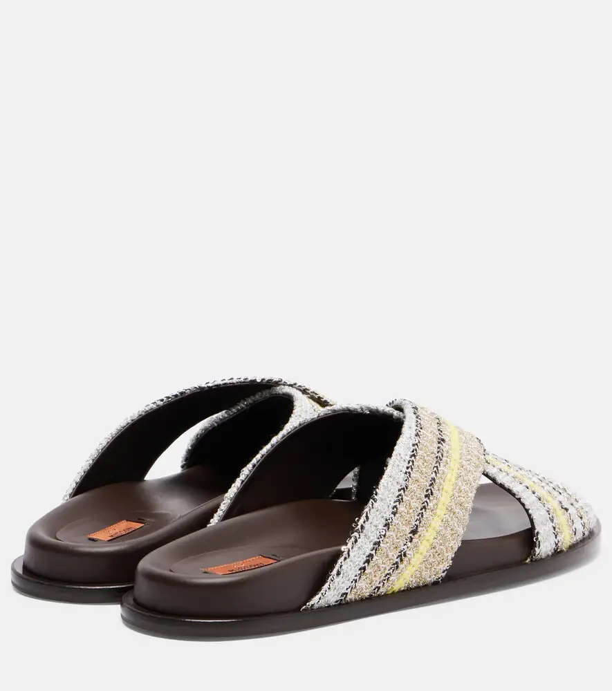 Missoni Viola striped lamé sandals | Thumbnail 4