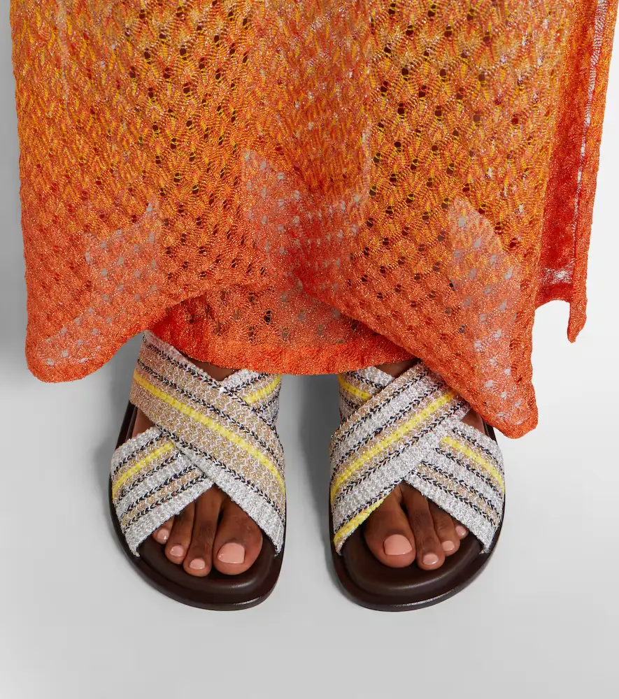 Missoni Viola striped lamé sandals | Thumbnail 5