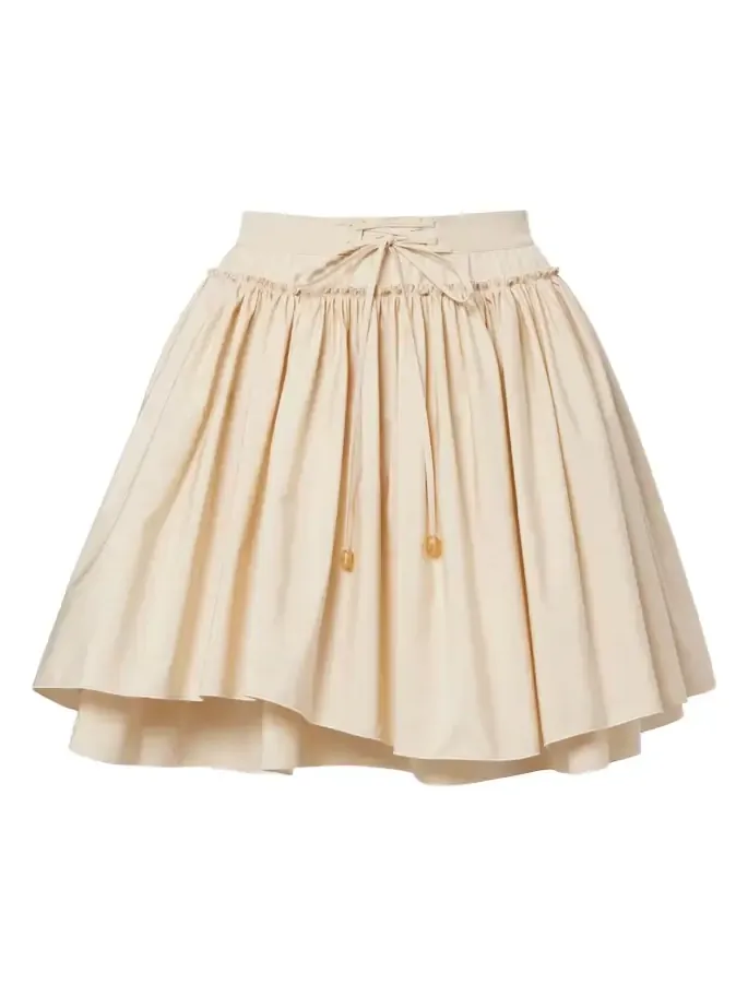 Paula's Ibiza cotton poplin miniskirt Paula's Ibiza cotton poplin miniskirt