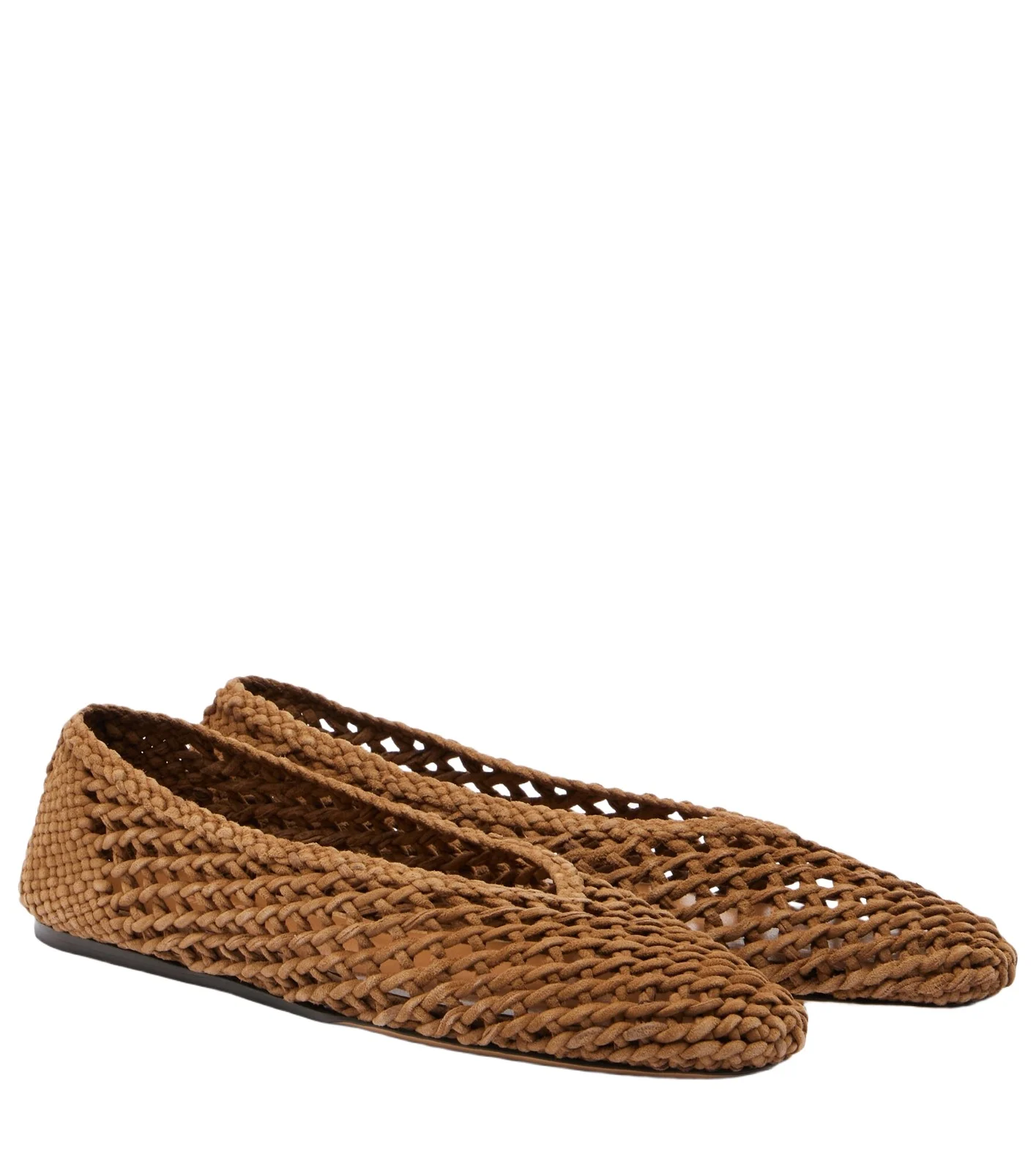 Le Monde Béryl Le Monde Béryl Regency woven suede ballet flats