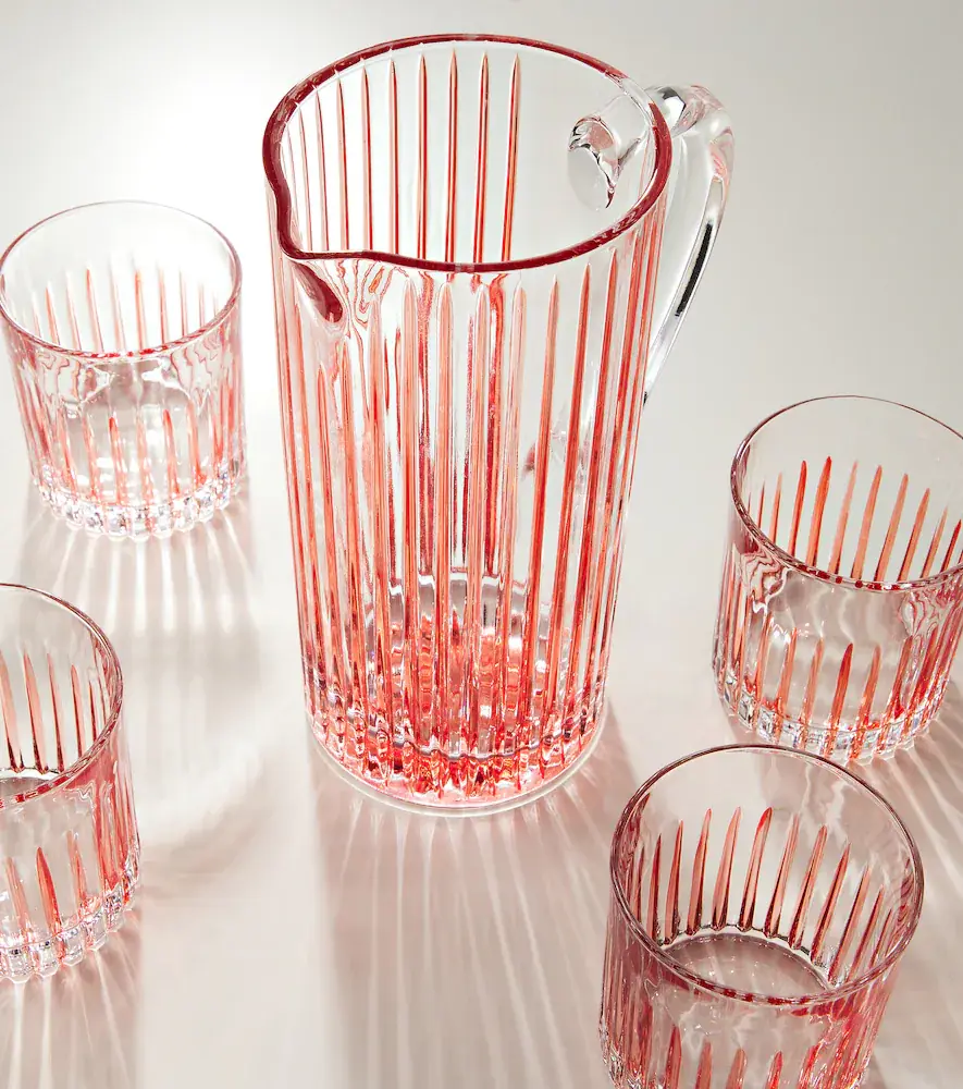LES OTTOMANS Striped crystal jug | Thumbnail 3