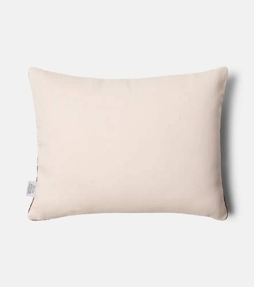 LES OTTOMANS Silk and cotton velvet cushion | Thumbnail 4