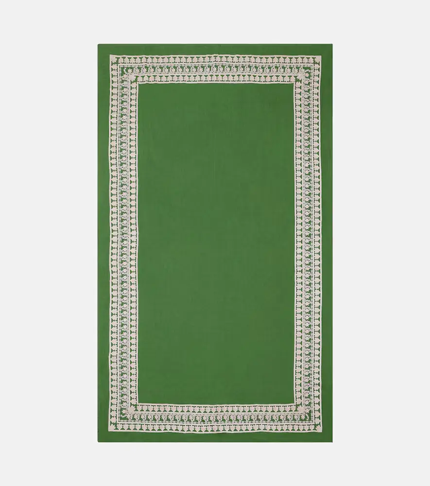 LES OTTOMANS Embroidered linen tablecloth | Thumbnail 4