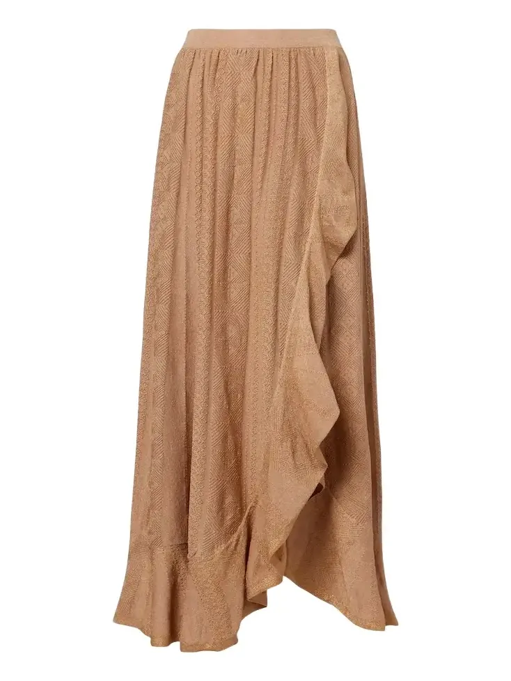 Aster pointelle lamé maxi skirt Aster pointelle lamé maxi skirt
