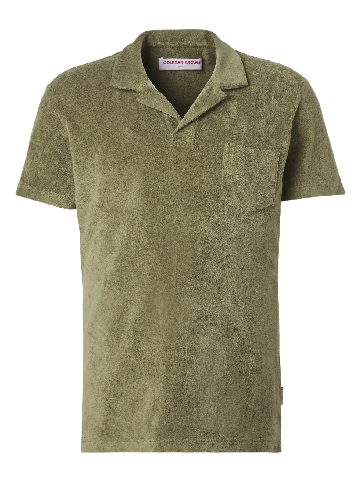 Terry cotton toweling polo shirt