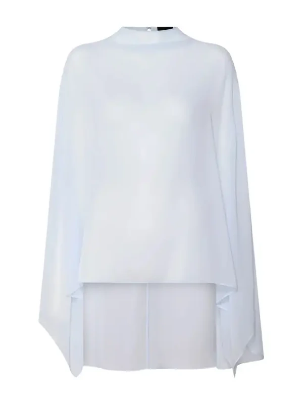 Lightweight Georgette Oversized Cape Tee
