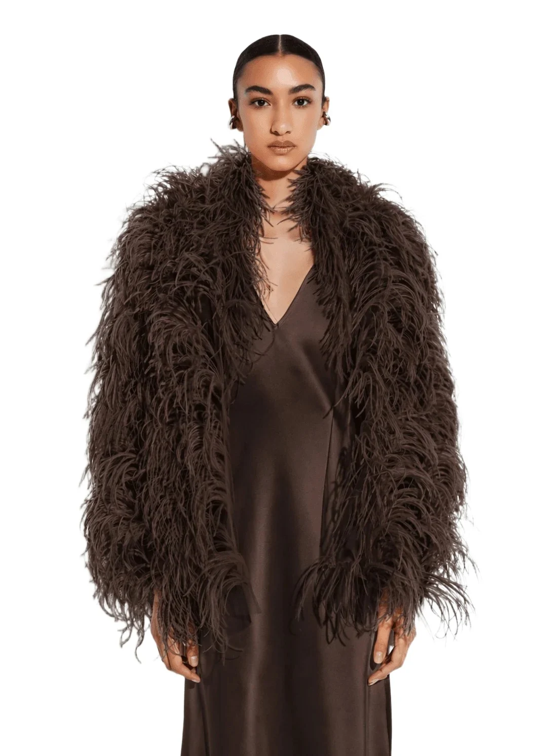Marbled Feathers Cropped Jacket Marbled Feathers Cropped Jacket