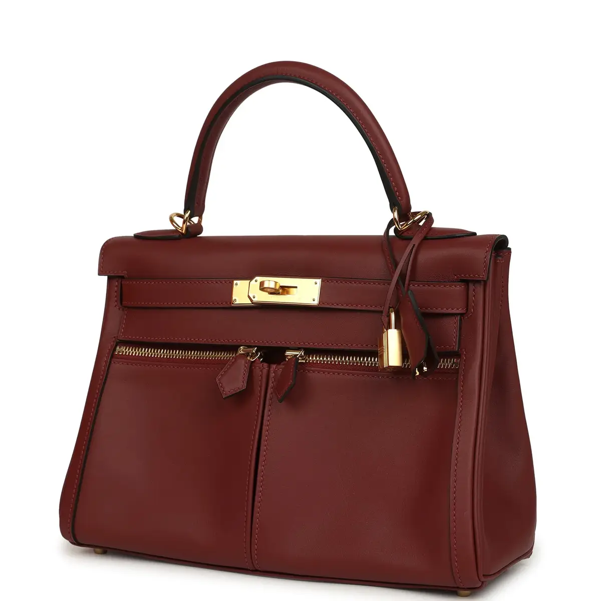 HERMÈS Hermes Kelly Lakis 28 Rouge H Swift Gold Hardware | Thumbnail 5 HERMÈS Hermes Kelly Lakis 28 Rouge H Swift Gold Hardware | Thumbnail 5