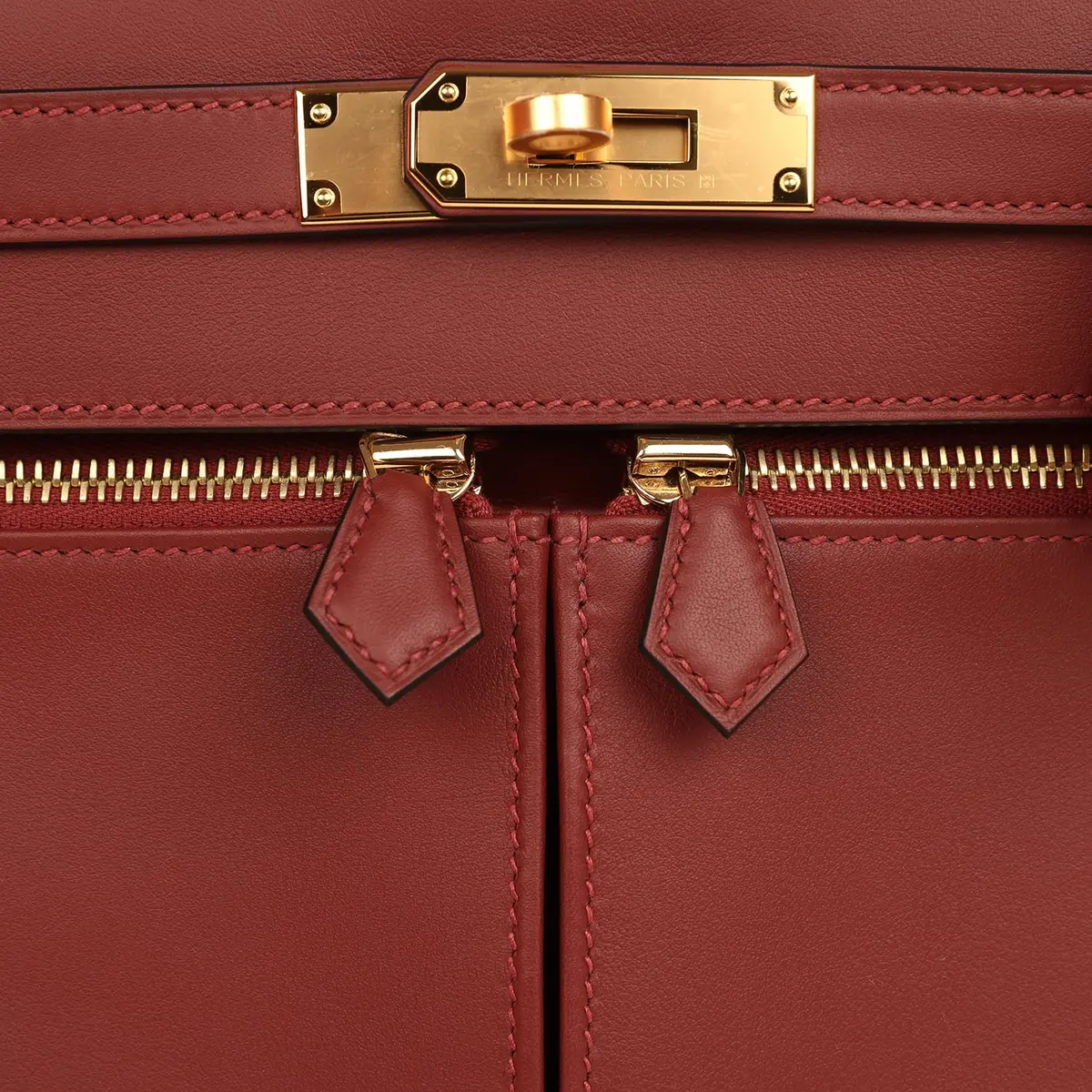 HERMÈS Hermes Kelly Lakis 28 Rouge H Swift Gold Hardware | Thumbnail 8 HERMÈS Hermes Kelly Lakis 28 Rouge H Swift Gold Hardware | Thumbnail 8