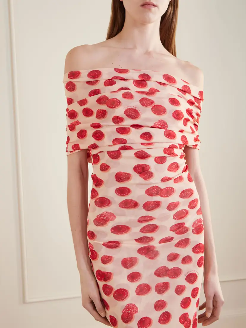 Stella McCartney Printed Chiffon Midi Dress | Thumbnail 4