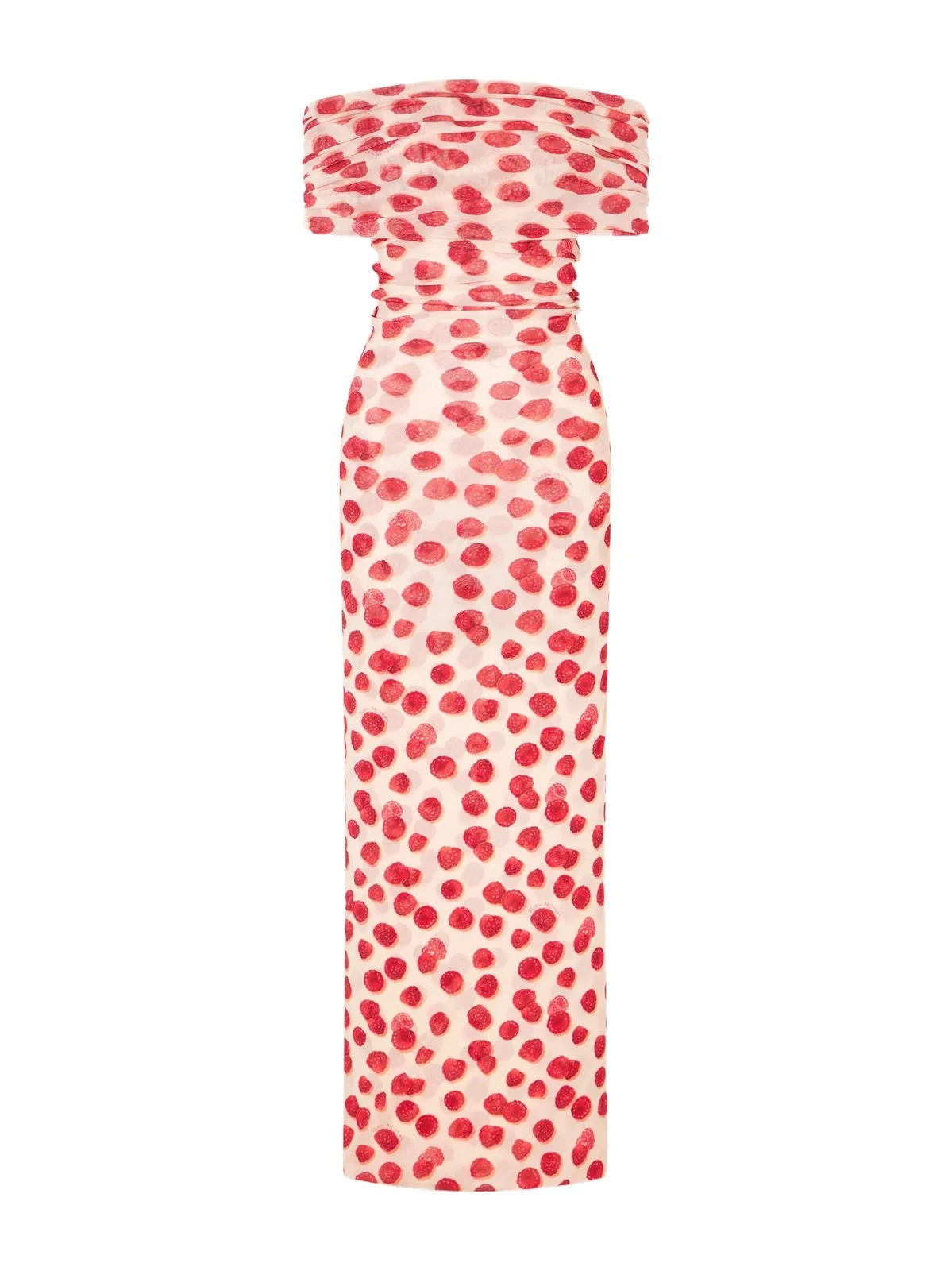 Printed Chiffon Midi Dress