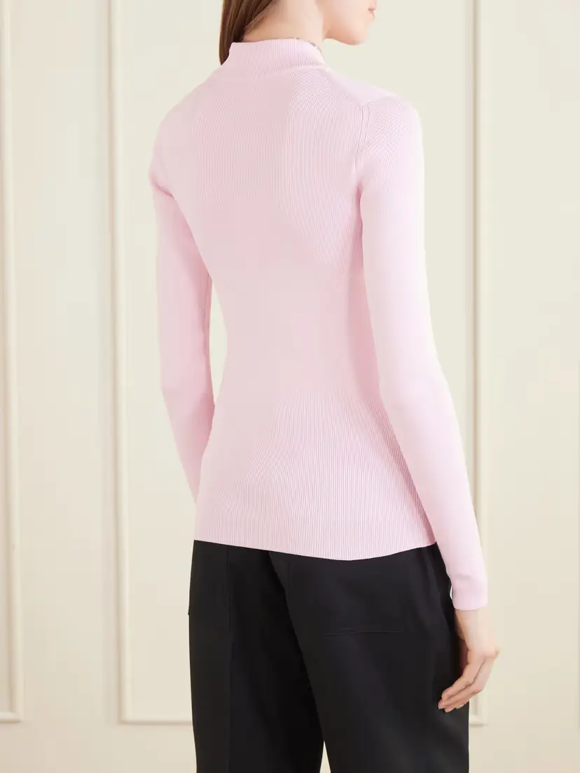 Jil Sander Ribbed-knit Jersey Sweater | Thumbnail 4 Jil Sander Ribbed-knit Jersey Sweater | Thumbnail 4
