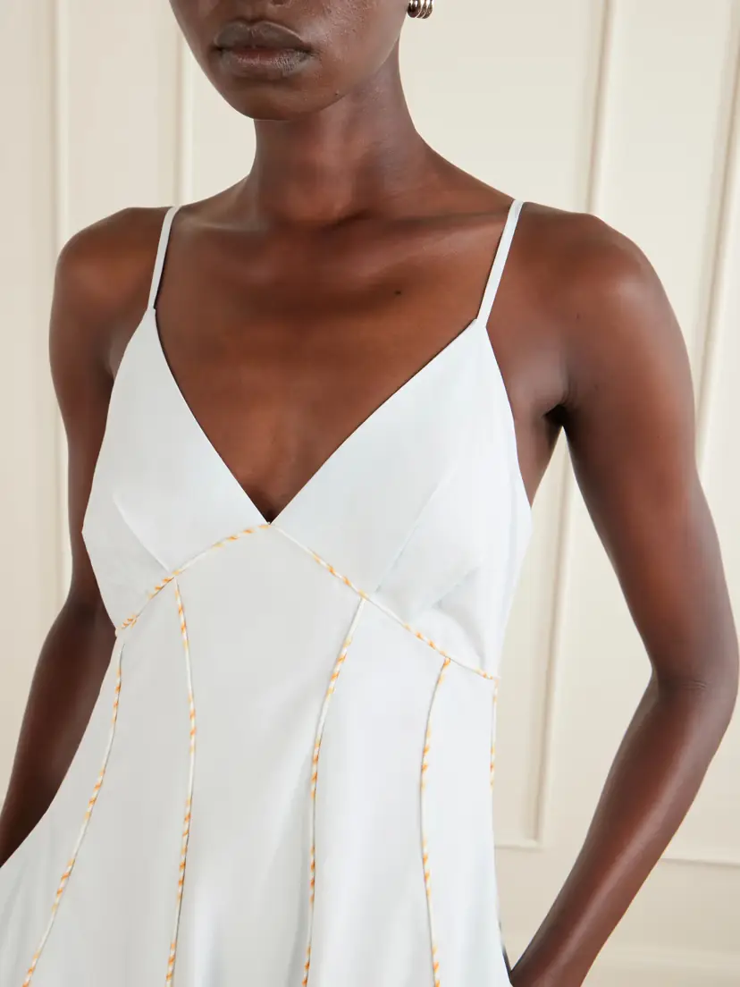 Rosie Assoulin Cami Cotton Maxi Dress | Thumbnail 4