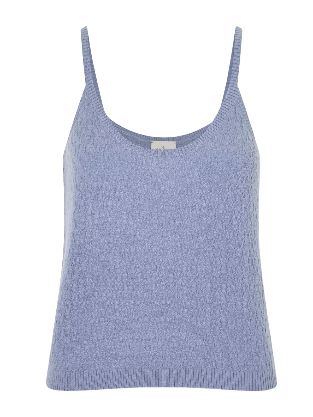 Fregene Pointelle Organic Cashmere Knit Tank Fregene Pointelle Organic Cashmere Knit Tank