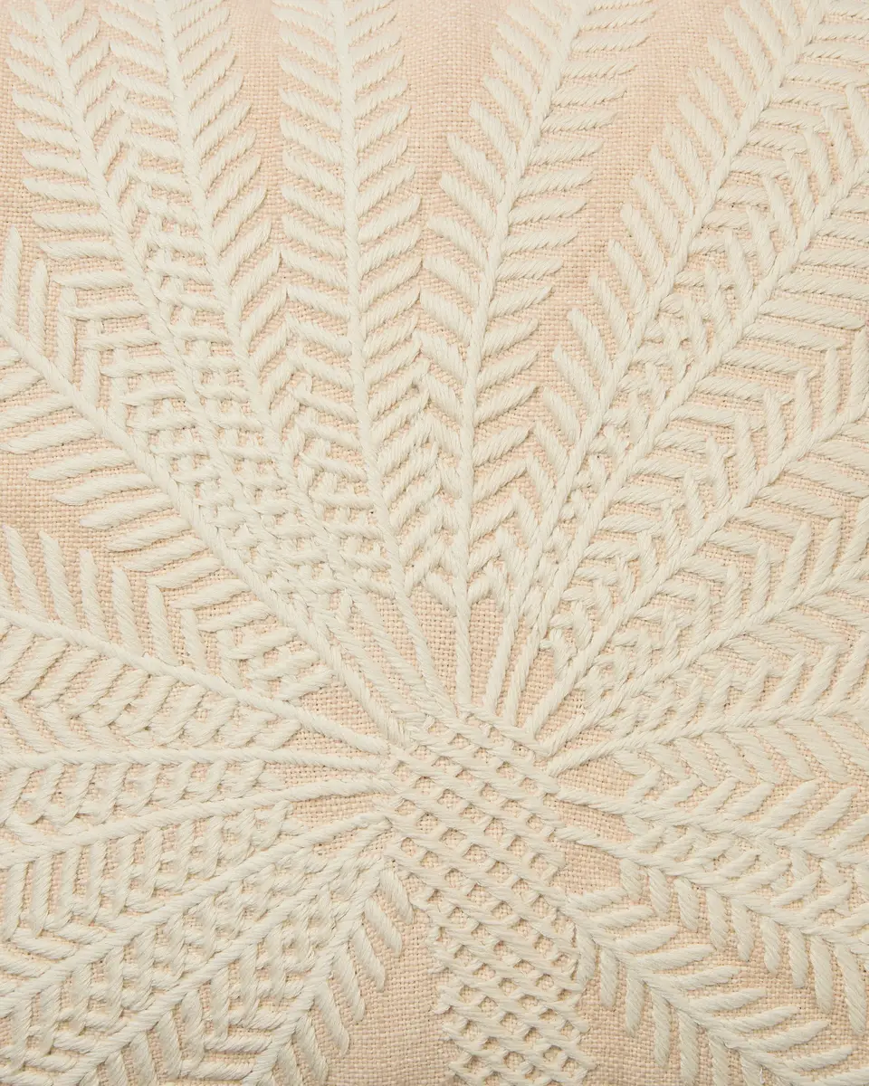 Emporio Sirenuse Palm Embroidered Cushion Cover | Thumbnail 2 Emporio Sirenuse Palm Embroidered Cushion Cover | Thumbnail 2