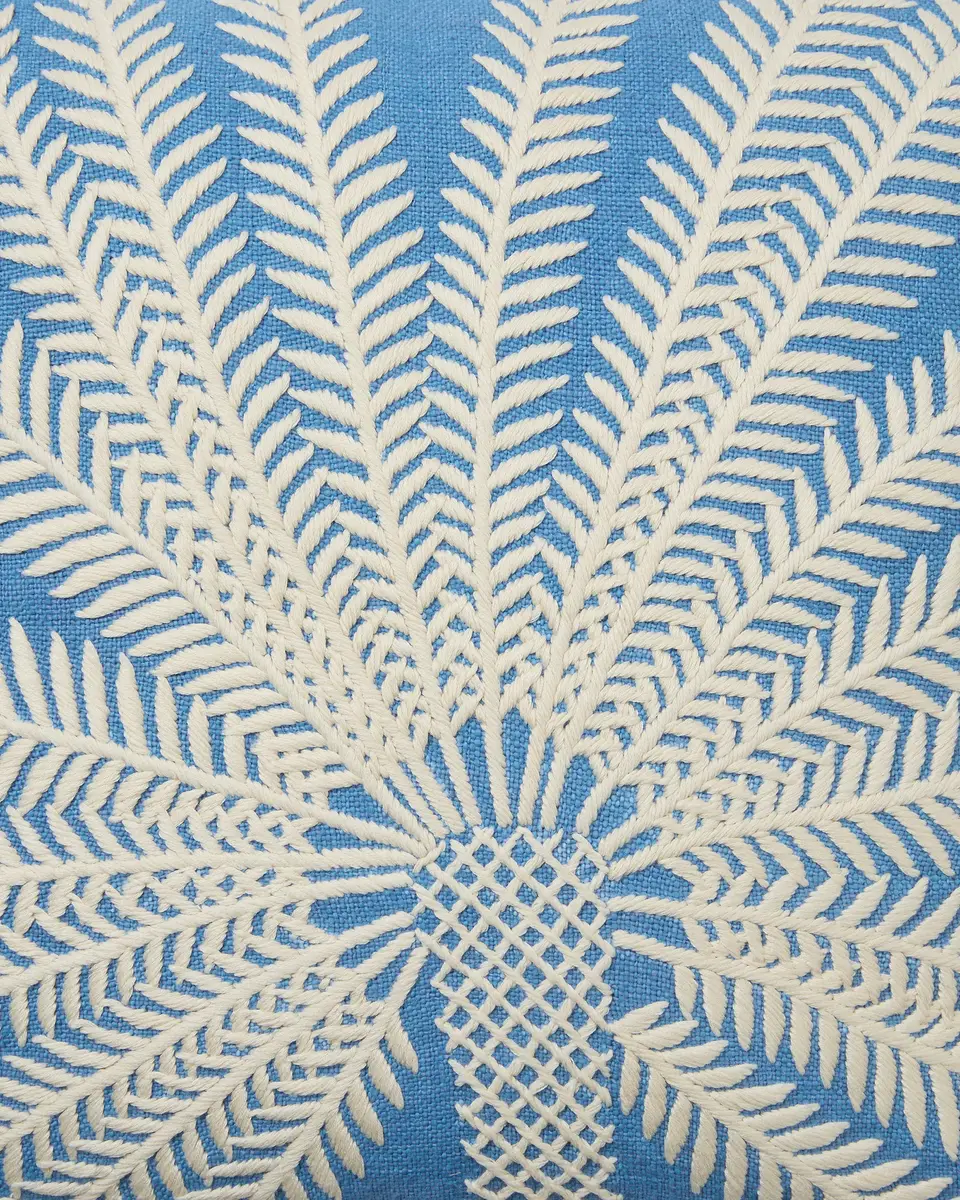 Emporio Sirenuse Palm Embroidered Cushion Cover | Thumbnail 2 Emporio Sirenuse Palm Embroidered Cushion Cover | Thumbnail 2